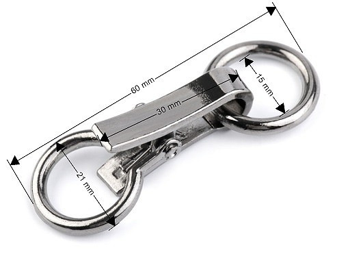 Inchizatoare decorativa, 21x60 mm, auriu