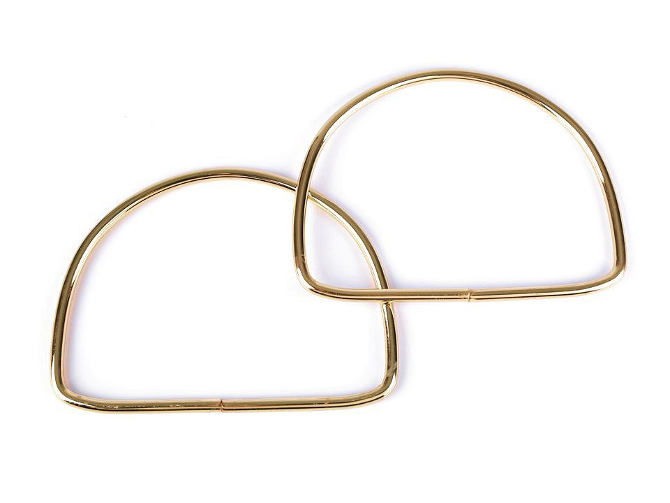 Mânere metalice genți, 10,5x13 cm auriu