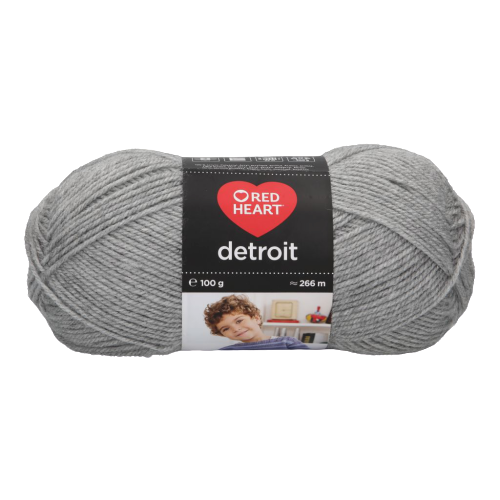 Red Heart Detroit 05668 Mid Grey Melange