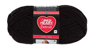 Red Heart Detroit 00217-fekete