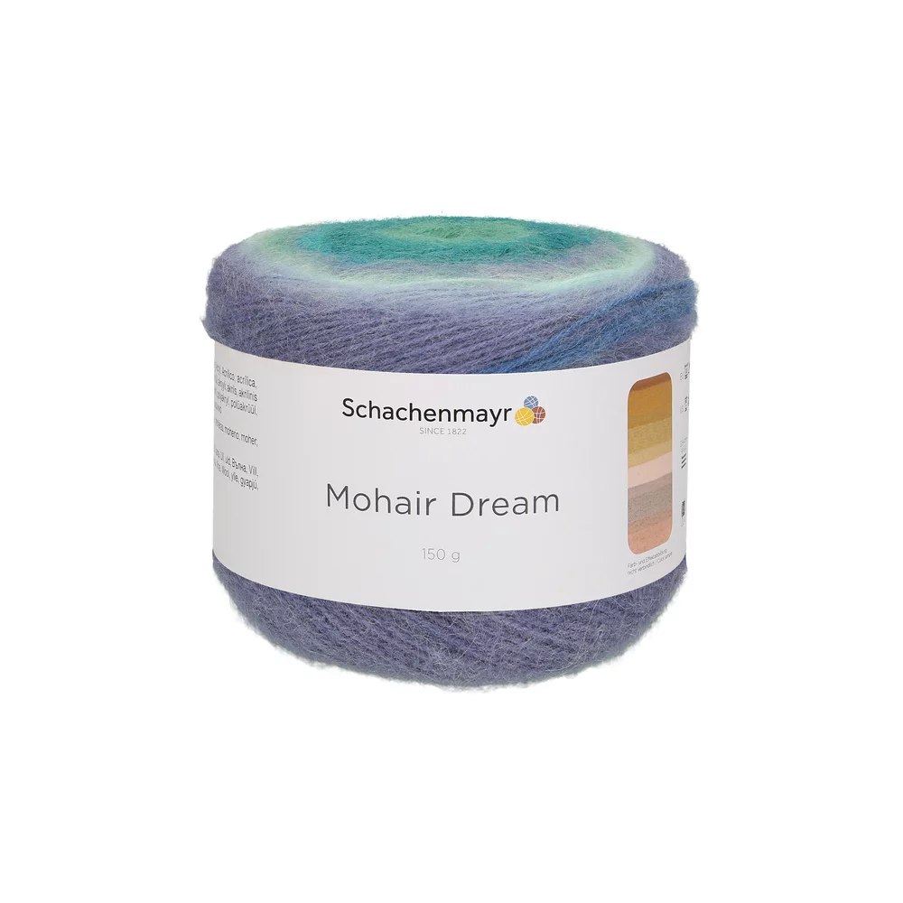 Fir textil mohair, Mohair Dream Schachenmayr-00084-Peacock