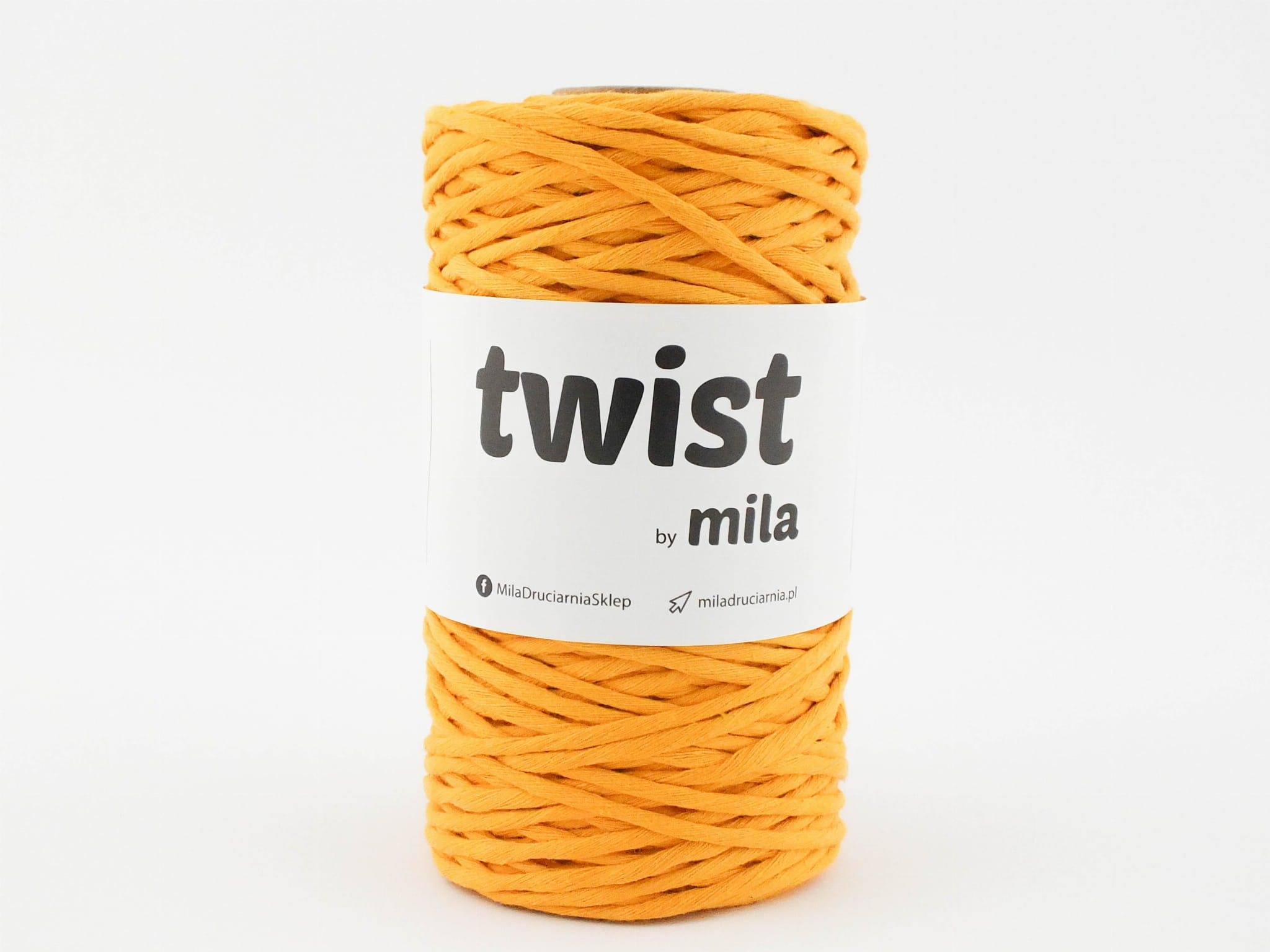 Sznur Twist, 3mm, 50 galben închis