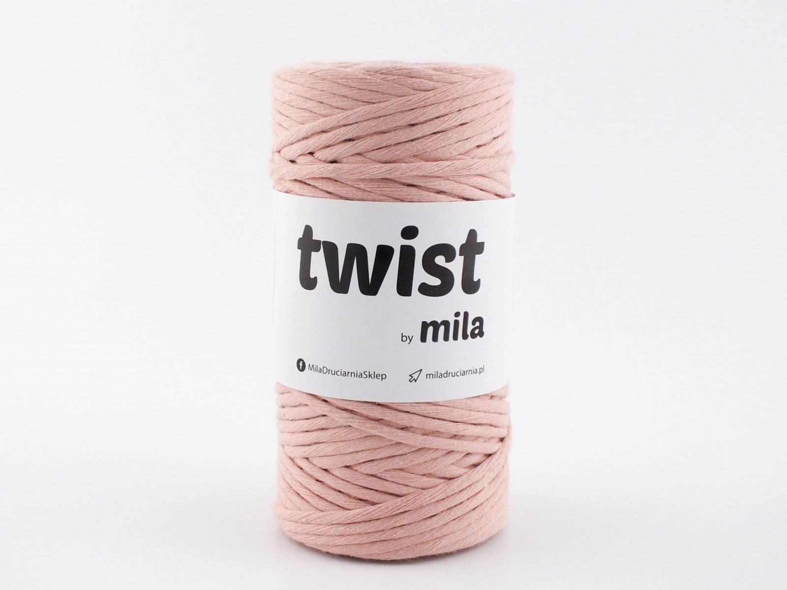 Sznur Twist, 3mm, 69 roz auriu