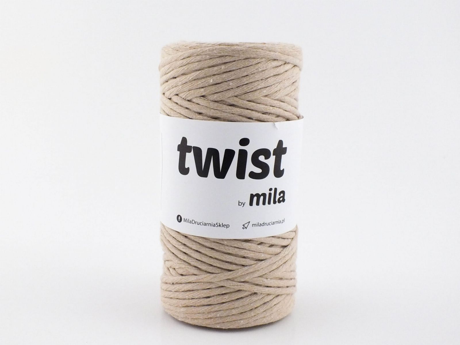 Sznur Twist, 3mm, 68 caramel