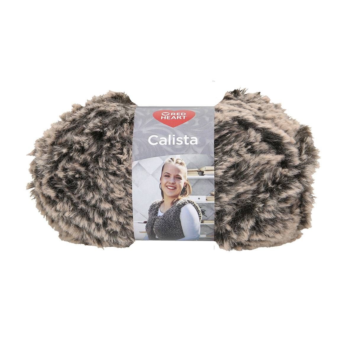 Red Heart Calista -brown melange