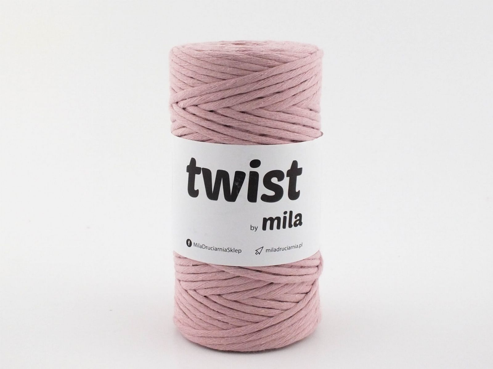 Sznur Twist, 3mm, 71 roz pudrat