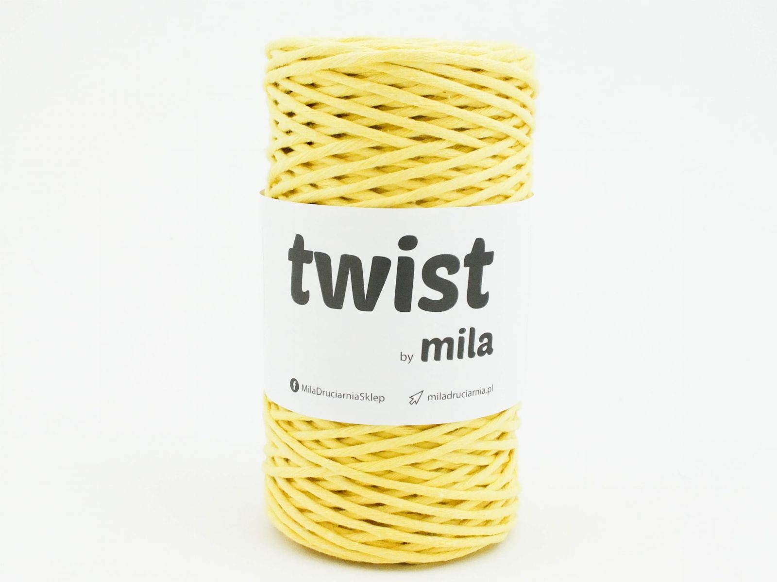 Sznur Twist, 3mm, 23 galben lamaie