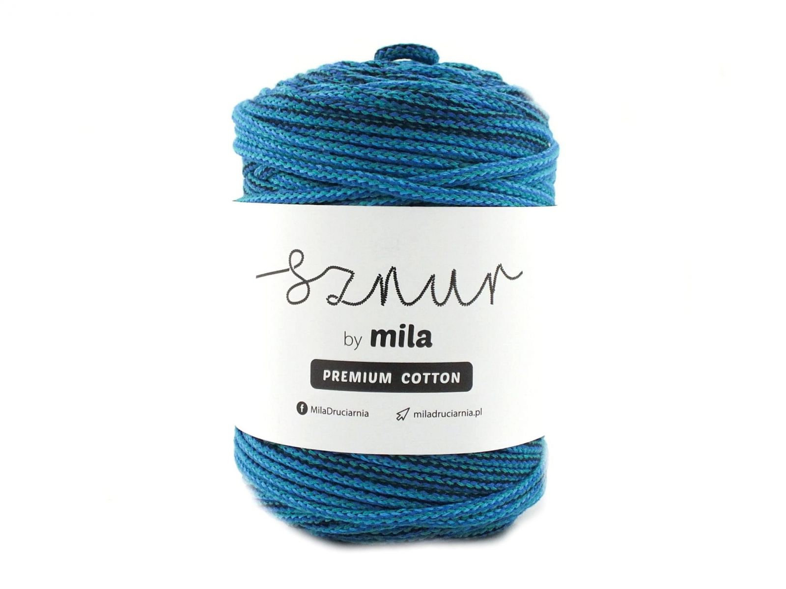 Sznur 5 mm BUMBAC PREMIUM, 100m, PCM117 MIX OCEAN