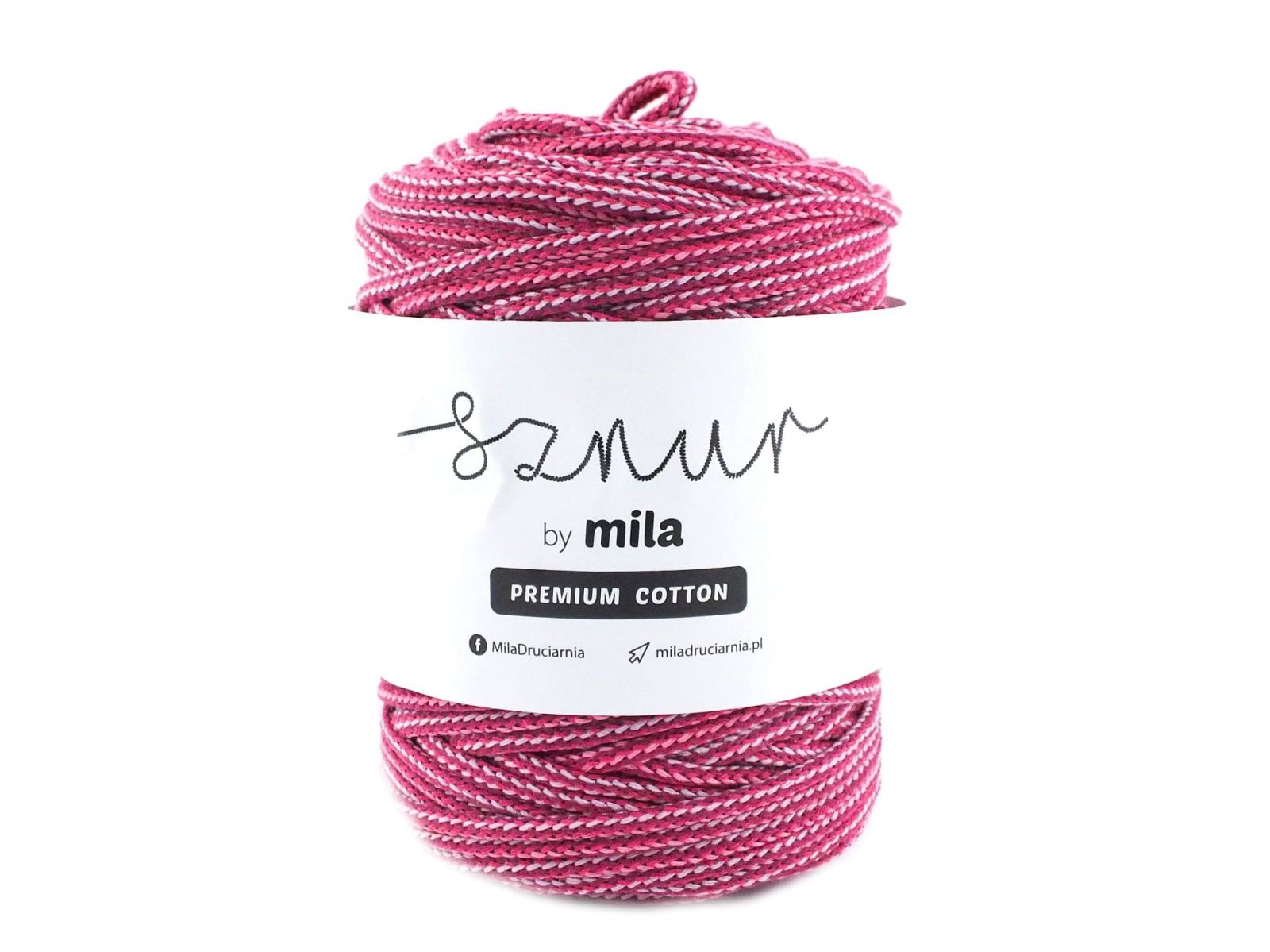 Sznur 5 mm BUMBAC PREMIUM, 100 m, PCM119 MIX ROSE GARDEN
