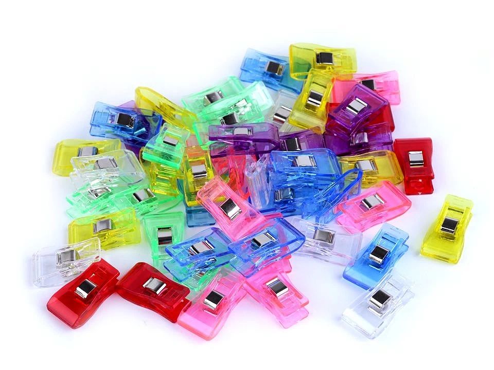Clipsuri fixare materiale textile, 18x33 mm