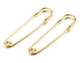 Ace de siguranță decorative, lungime 65 mm-auriu