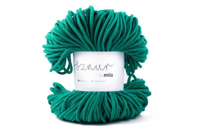 Sznur 3 mm-es zsinórfonal, P63, smaragdzöld