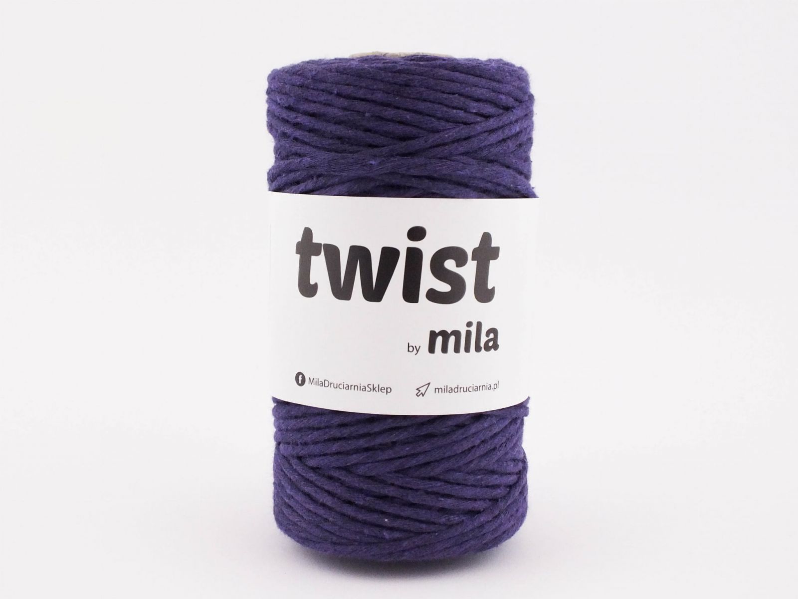 Sznur Twist, 3 mm, 54 prune