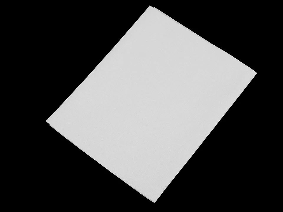 Petice termoadezive simple, 17x45 cm-alb