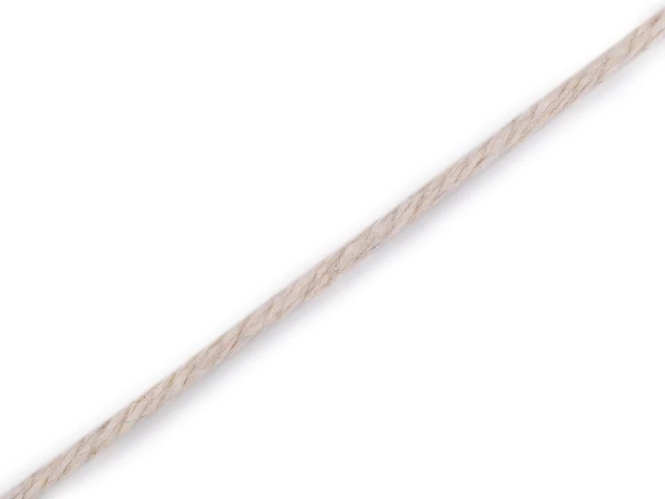 Fir bumbac / șnur macrame, 600 g 2 mm-roșu
