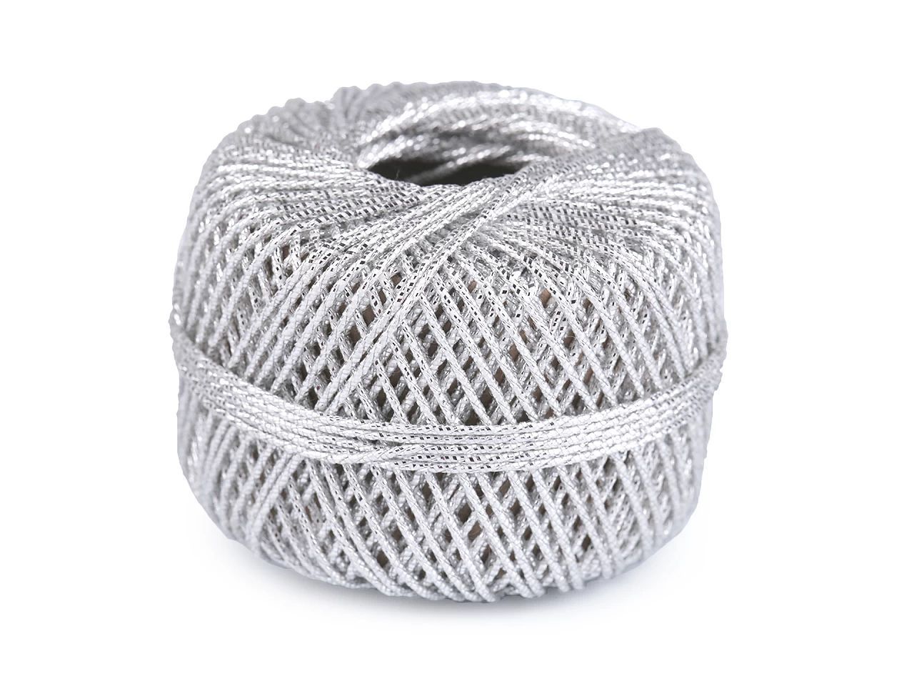 Cérna / Fémhatású szál, 1 mm-es ezüst