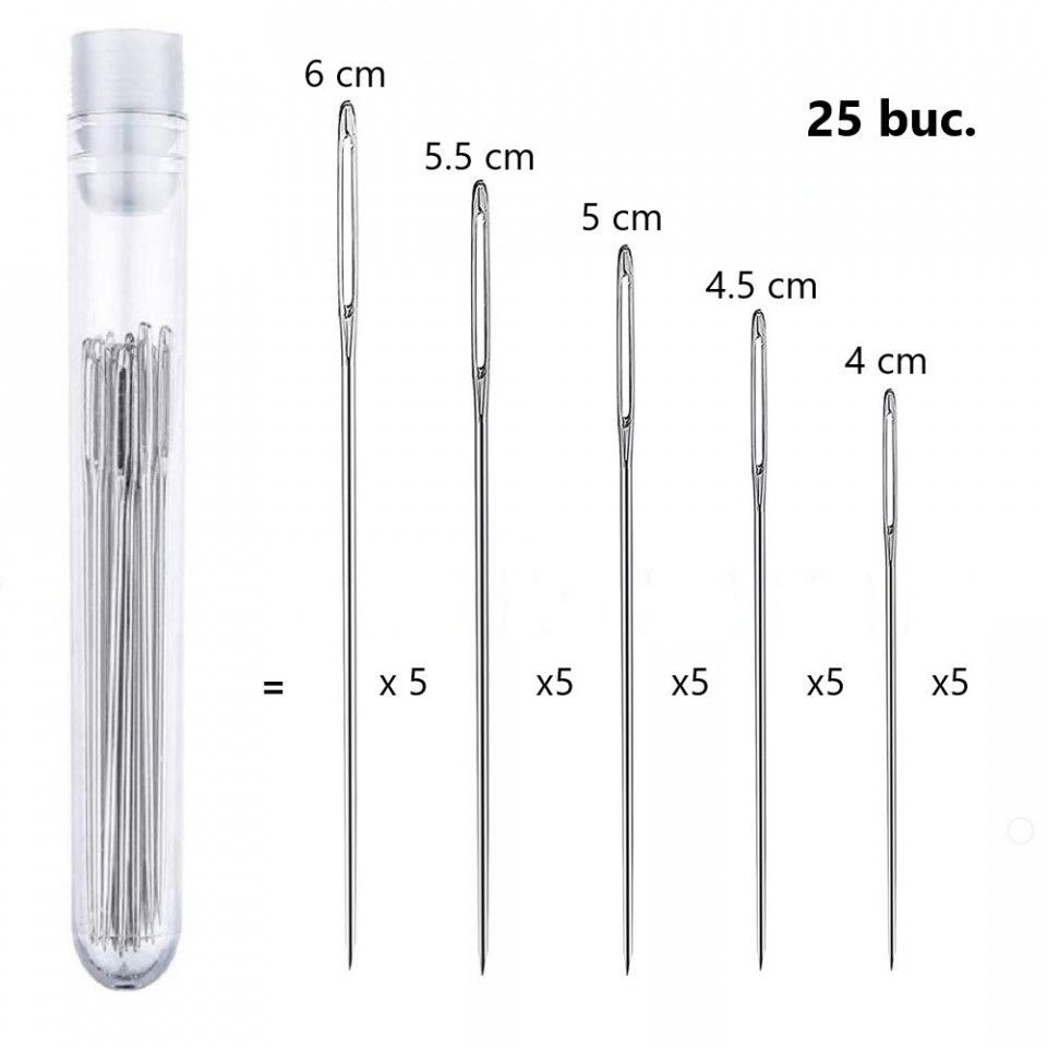 Ace de cusut manual - tub plastic 25 ace