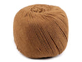Fir bumbac / șnur macrame, 600 g 2 mm-maro deschis
