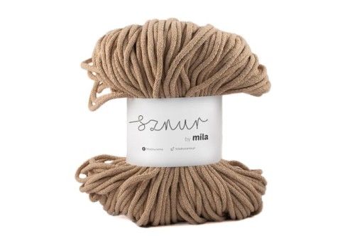 Sznur 5 mm, P14, caramel