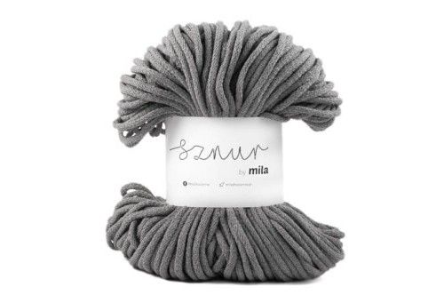 Sznur 5 mm, P04, gri inchis