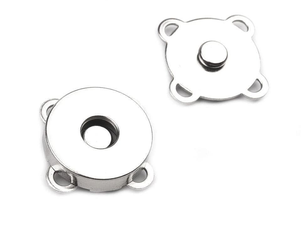 Rögzítőelemek / Mágneses varrókapcsok, 18 mm, nikkel