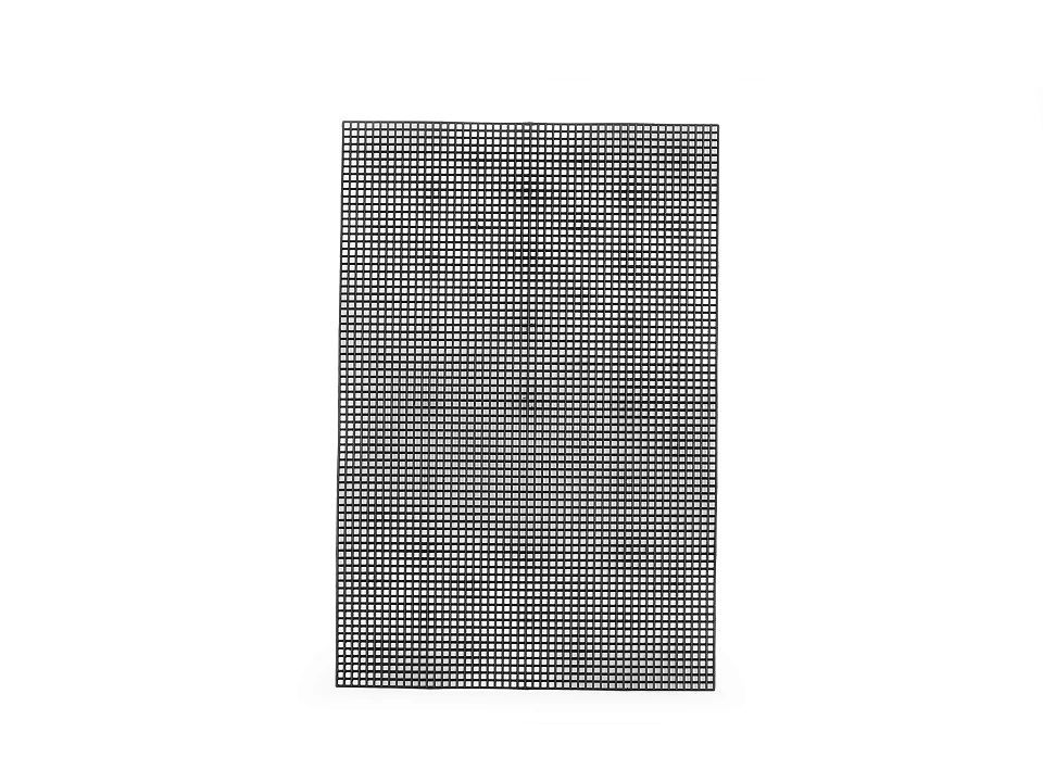 Plasa din plastic broderie 20,2x30,4 cm-negru