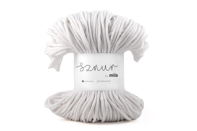 Sznur 3 mm, P01, alb