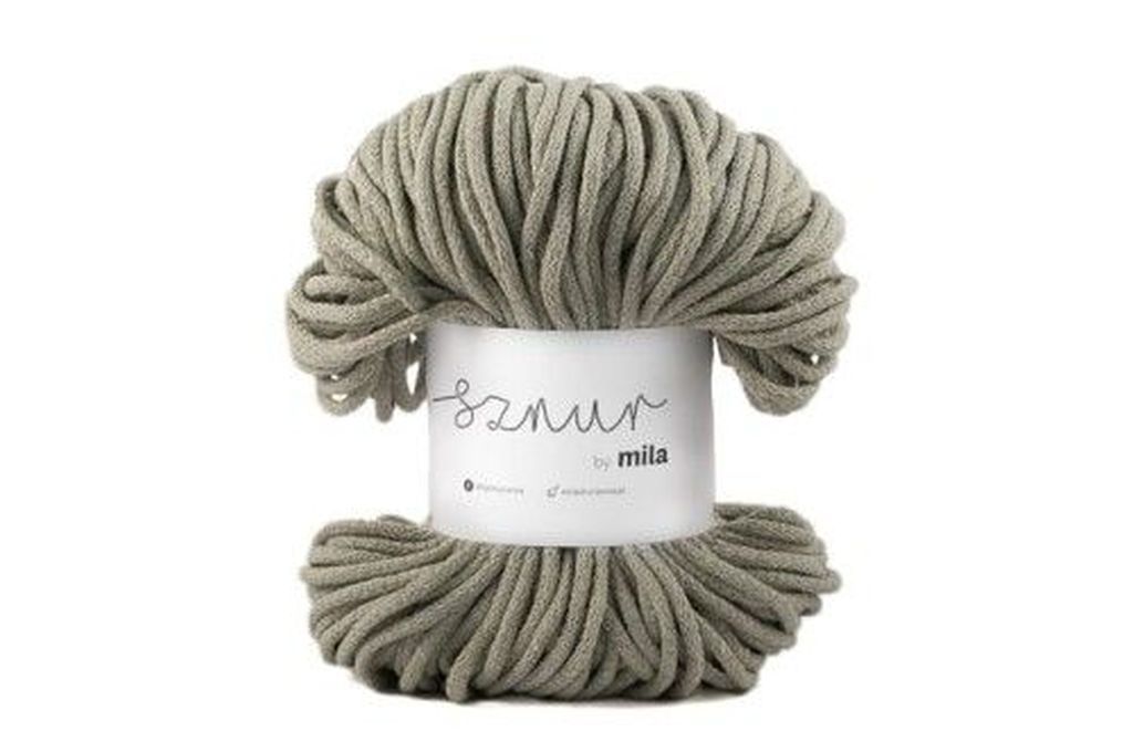 Sznur 5 mm-es zsinórfonal, P49 , világos olajzöld