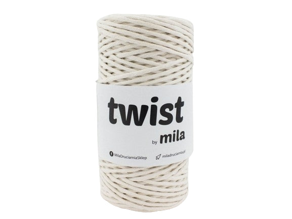 Sznur Twist 3 mm. 03 ecru