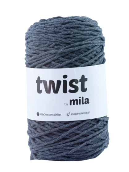 Sznur Twist, 3mm, 48 grafit
