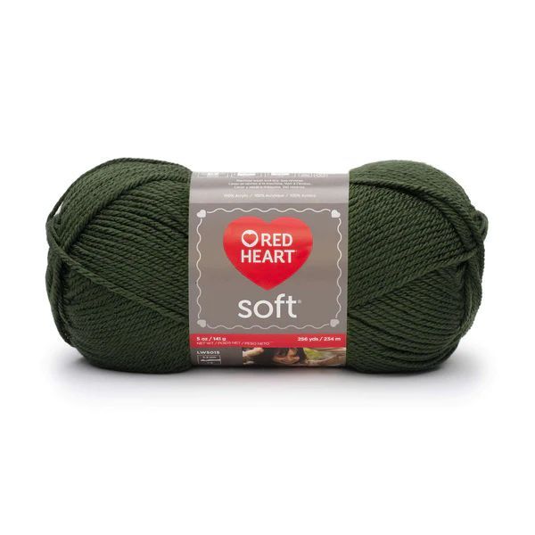 Red Heart Soft, 00011, sötétzöld
