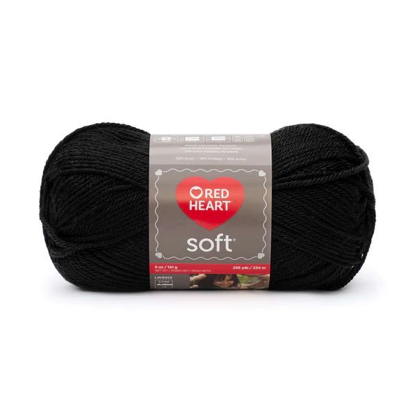 Red Heart Soft, 00014, fekete
