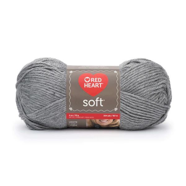 Red Heart Soft, 00012, szürke