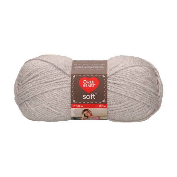 Red Heart Soft, 08323, silver