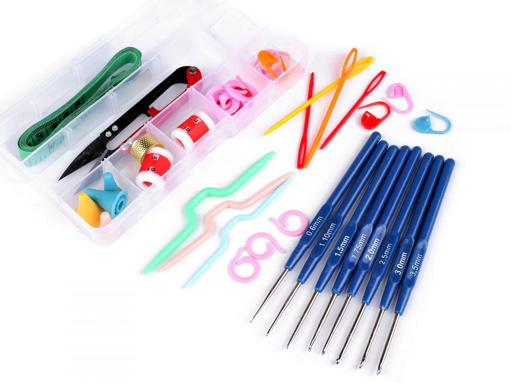 Set crosete si accesorii in cutie