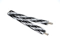 Curea textila cu carabine pentru geanta latime 5 cm- gri-negru
