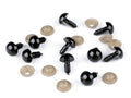 Ochi pentru jucării cu dispozitiv de siguranță, 14 mm, set/ 5 pereche