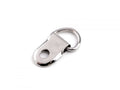 D-gyűrű bőrhöz/táskához 10 mm, nikkel, 10 darabos készlet 