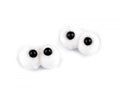 Ochi pompon 15x30 mm-10 buc