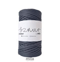 Snur de poliester de la Mila, plat de 5 mm, 100 m, otel 142