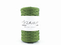 Snur de poliester de la Mila 5mm plat, 100m, 107 verde