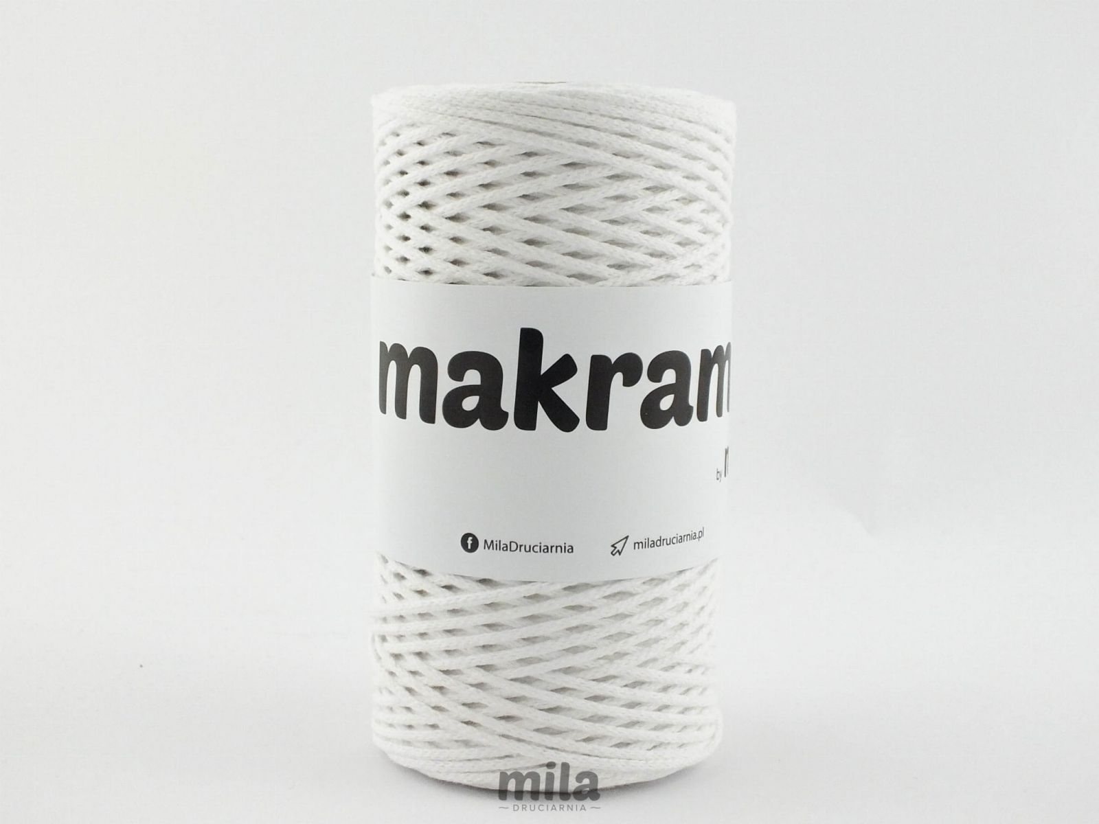 Snur MAKRAMA de la Mila, 2 mm, 200 m, 11 alb