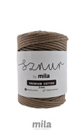 Snur 3 mm BUMBAC PREMIUM, 100 m, PC11 bej