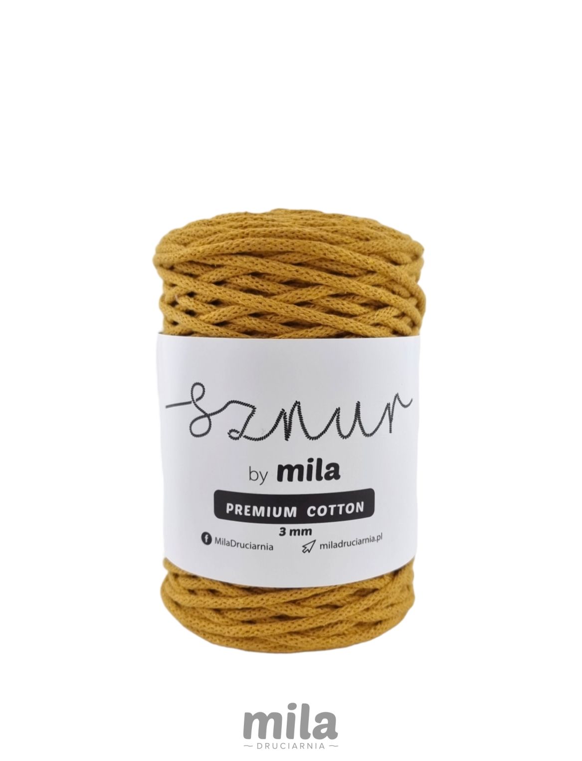 3 mm-es PRÉMIUM PAMUT zsinór, 100 m, PC39 okker