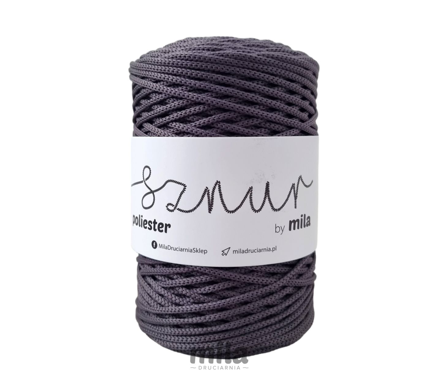 Snur de poliester de la Mila 3mm, 200m, otel 142