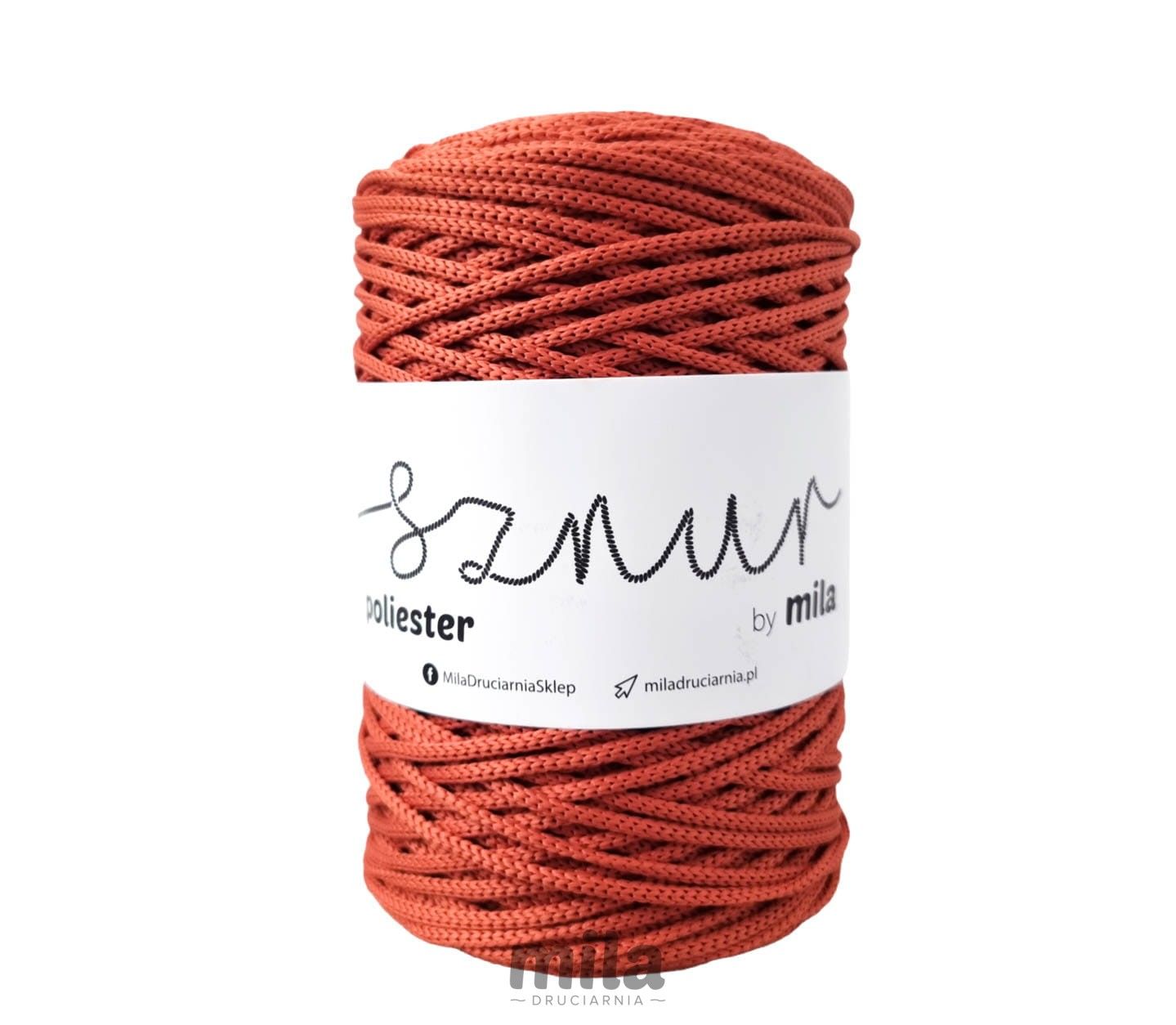 Snur de poliester de la Mila 3mm, 200m , 180 minereu