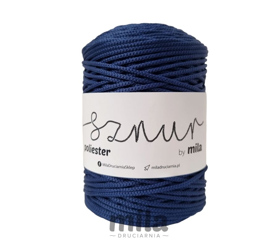 Snur de poliester de la Mila 3mm, 200m, 10 albastru regal