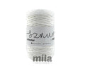Snur de poliester de la Mila 3mm, 200m , alb