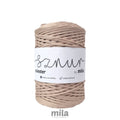 Snur de poliester de la Mila 3 mm, 200 m, 28 carne/bej