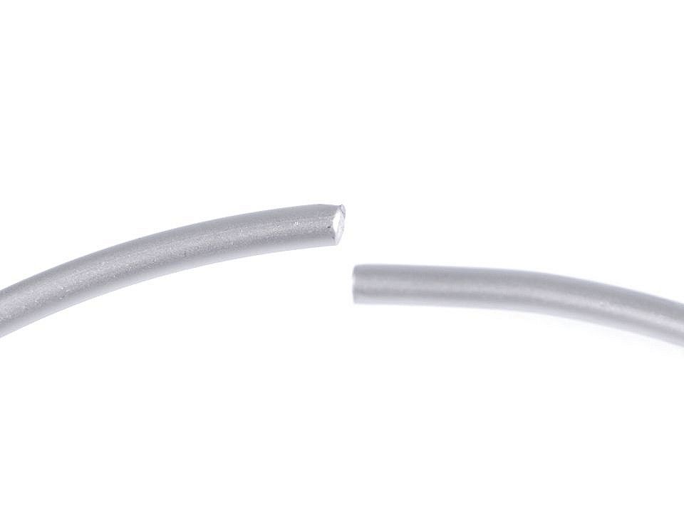 Cerc metalic / manere geanta Ø15 cm , pereche, argintiu
